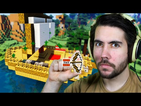 Battleship, but players build their own ships - Minecraft Challenge