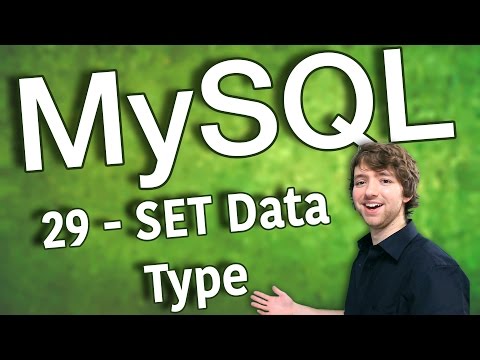 MySQL 29 SET Data Type