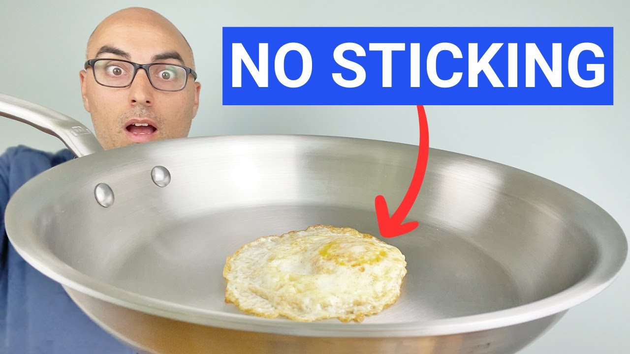 How to Cook Eggs In Stainless Steel WITHOUT Sticking (Foolproof)