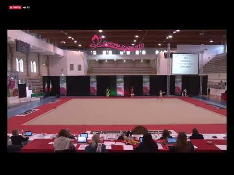 Siria Pastacaldi Corpo Libero Campionato Allieve Gold Zona Tecnica 3 Chieti 21 e 22 11 2020
