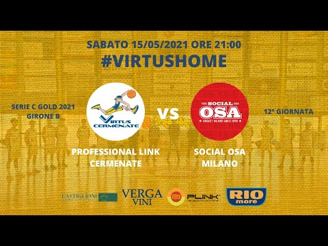 PROFESSIONAL LINK CERMENATE vs SOCIAL OSA MILANO - 15/05/21 ore  21.00
