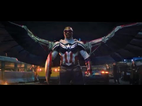 Captain America/Sam Wilson(MCU)Powers and Fight Scenes