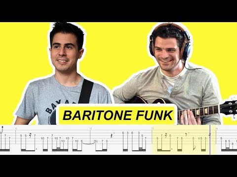 Mark Lettieri - Baritone Funk (with TABS, Standard Tuning) - by Riff_Hero