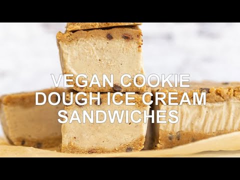 COOKIE DOUGH ICE CREAM SANDWICHES Vegan GF, No Baking, No Machine! | Vegan Richa Recipes