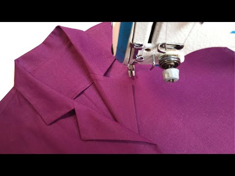 Coat collar cutting and stitching ✂ Guide to Mastering the Method of Coat Collar Styling A16