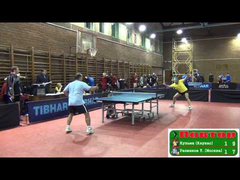 KUZMA vs Timofey RAZINKOV Raubichi, Belarus Open Championship 2012 Table Tennis