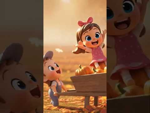 Rural Autumn Ambience and Music 🎃| cozy autumn village ambience with positive ambient music