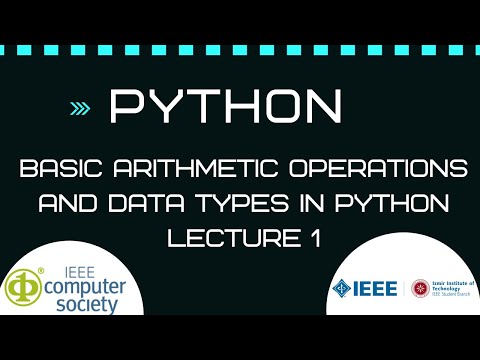 Python Lectures 1 Problems On Basic Arithmetic Operations And Data Types