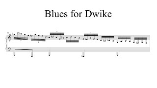 Blues for Dwike (Andy Wasserman transcription)