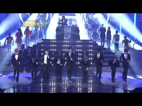 [HD] 111230 KBS Gayo Daejun Super Junior - Shufle Dance
