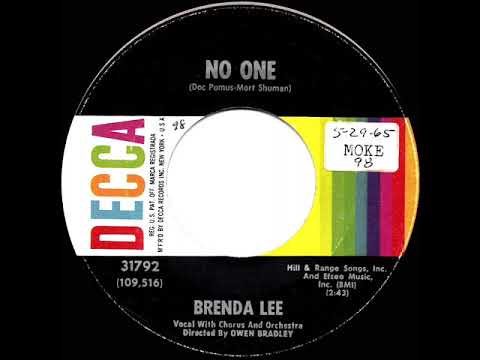 1965 Brenda Lee - No One