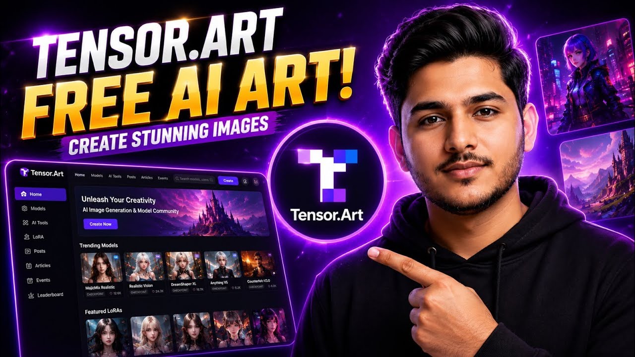 I Created Everything With One AI Tool| Tensor Art Review 
