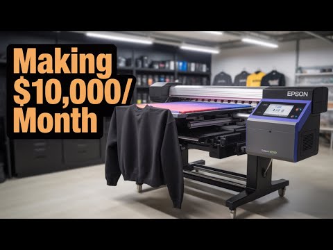 Make Money Fast with DTG Printing (How to Get Started)