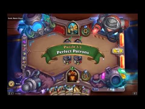 Solution Puzzle Lab Mirror: Perfect Patrons - Zerek, Master Cloner (3/5), Hearthstone Boomsday