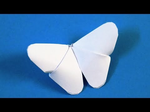How To Make an Easy Origami Butterfly in 3 MINUTES!