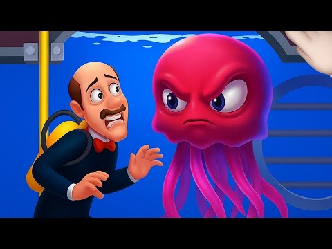 Homescapes Ads Gameplay - Part 9 | Save the Diver from Jellyfish