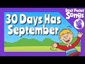 📆 30 Days Has September | learn or teach Days in the months song | the calendar song  📅