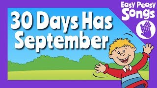 📆 30 Days Has September  learn or teach Days in