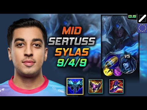 Sylas Mid Build Sertuss Everfrost First Strike - LOL EUW Challenger Patch 13.15