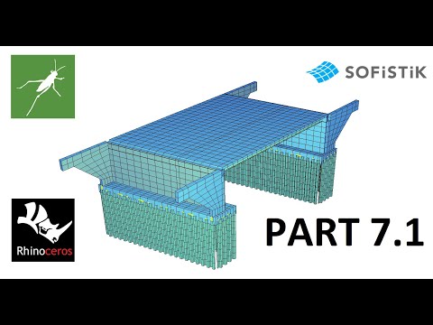 SOFiSTiK and Grasshopper - Bridge modelling - Part 7.1 - Non-traffic loads [ENG]