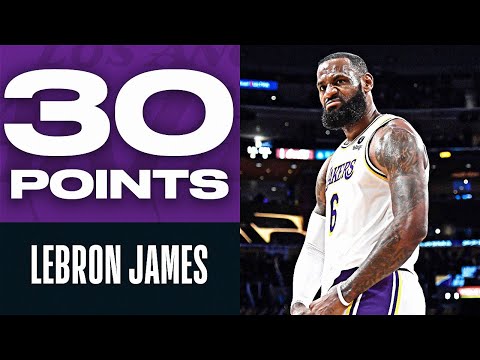 LeBron Drops MONSTER TRIPLE-DOUBLE 30 PTS, 11 REB & 10 AST