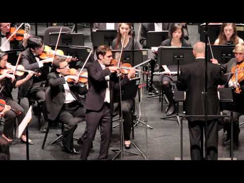 BARBER Violin Concerto - UNC Symphony Orchestra feat. Nicholas DiEugenio, violin