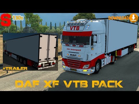 DAF XF VTB PACK + trailer [1.30x] - SiMoN3 ETS2 (+download)