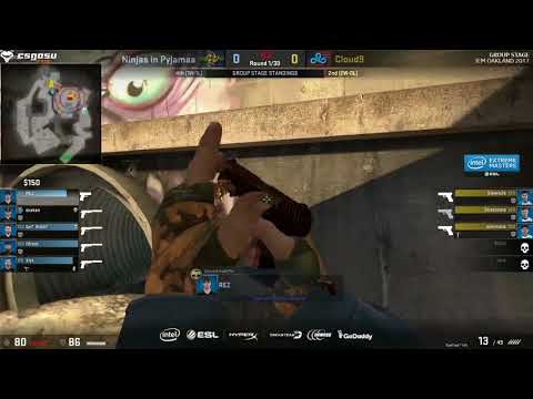 Stewie2k 1v4 clutch | IEM Oakland 2017