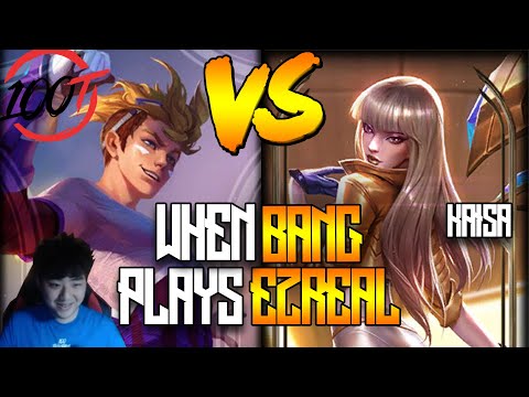 When Bang Plays Ezreal vs Kaisa Korean Challenger Soloq Gameplay