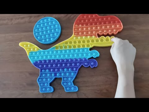 Mega Dinosaur Pop It - Satisfying & Relaxing Fidget ASMR