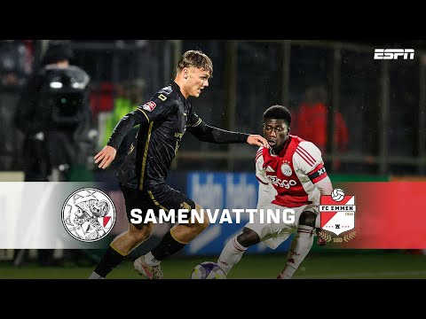 PASCAL MULDER scoort in de STROMENDE REGEN op De Toekomst 🌧️⚽️ | Samenvatting Jong Ajax - FC Emmen