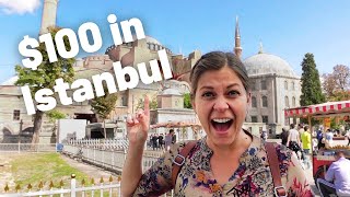 WHAT CAN YOU GET FOR $100 IN ISTANBUL? // TURKEY TRAVEL VLOG