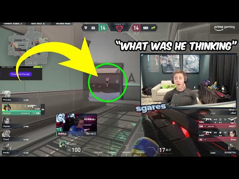 Sgares REACTS To NAVI ANGE1 Throwing Against GIA Nukkye  | VCT EMEA 2023