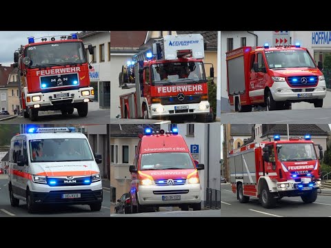 🚨 [Brand in Schule] Feuerwehr Großeinsatz in Naila 🚨