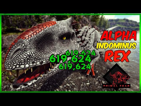 Ark Primal Fear #46 FINALMENTE Cresceu o ALPHA Indominus Rex BOLADAO