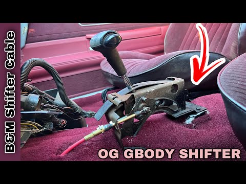 B&M Shifter Cable Install + Cable Bracket on GBODY | Monte Carlo SS Update #gbody #montecarloss