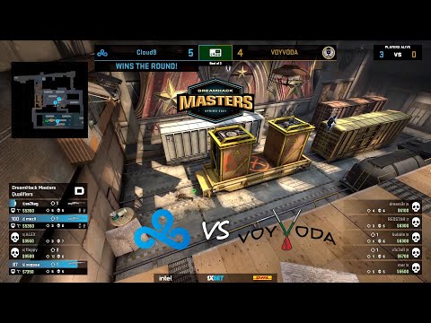Cloud9 vs VOYVODA #1 de_train Dreamhack Master Spring 2021 Europe closed qualifier