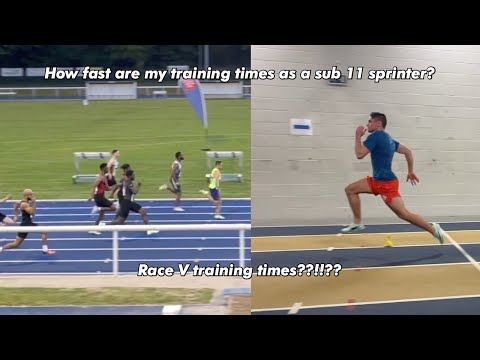How fast were my training times when I ran sub 11?