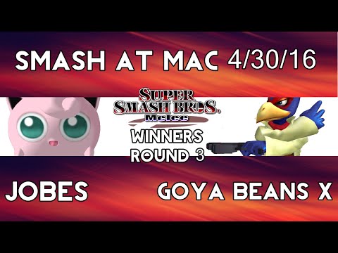 Smash@Mac 4/30/16 - Jobes vs GoyaBeansX (SSBM WR3)