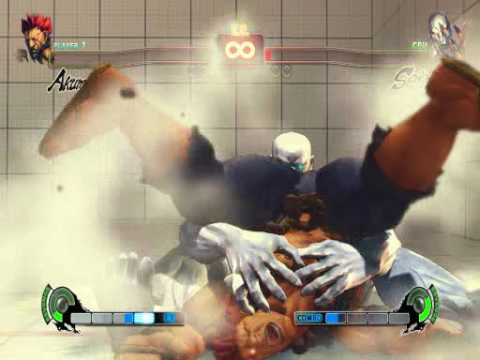 Street fighter 4  Akuma Vs Seth (Hardest mode)