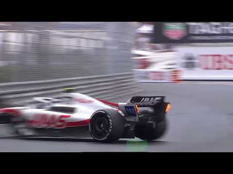 Mick Schumacher crash Monaco GP 2022