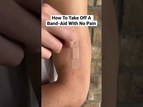 How To Take Off A Band-Aid With No Pain #Shorts