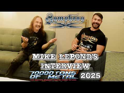 Symphony X Interview with Mike Lepond at 70000 Tons of Metal