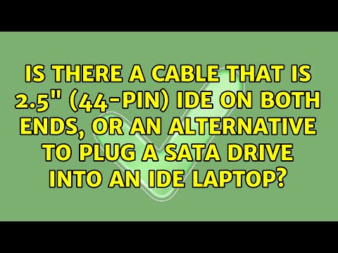 Is there a cable that is 2.5" (44-pin) IDE on both ends,