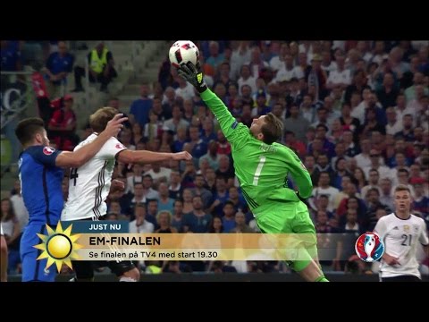 Senaste nytt inför EM-finalen - Nyhetsmorgon (TV4)