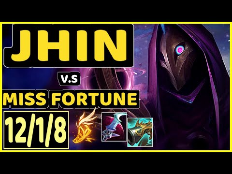 LODIK (JHIN) vs MISS FORTUNE - 12/1/8 KDA BOTTOM ADC GAMEPLAY - EUW Ranked GRANDMASTER