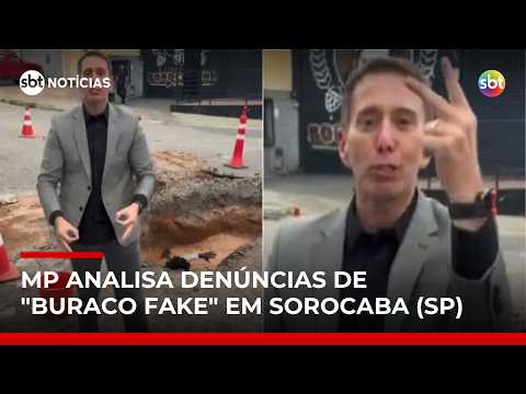 MP apura se “prefeito tiktoker” mandou abrir buraco em rua para gravar vídeo | #SBTNotícias
