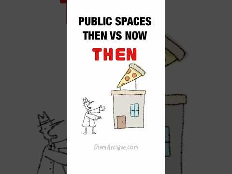 Public Spaces Then VS Now | @DIEMARCHIVE