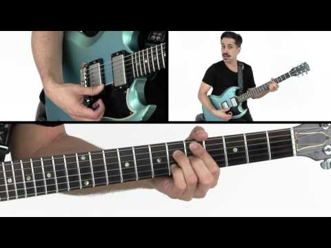 Blues Rhythm Guitar Lesson - Rainy Weekday Breakdown - Corey Congilio