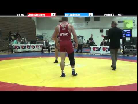 85 KG SF - Mark Stenberg (NYAC) vs. Jon Anderson (Army)